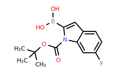 (1-tert-butoxycarbonyl-6-fluoro-indol-2-yl)boronic acid