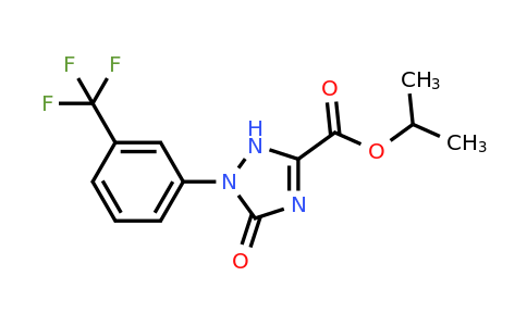 1000574-65-1 | Isopropyl 5-oxo-1-(3-(trifluoromethyl)phenyl)-2,5-dihydro-1H-1,2,4-triazole-3-carboxylate