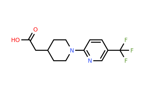 (1-[5-(Trifluoromethyl)pyridin-2-yl]piperidin-4-yl)acetic acid