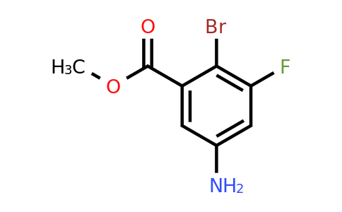 1036389-05-5 | Benzoic acid, 5-amino-2-bromo-3-fluoro-, methyl ester