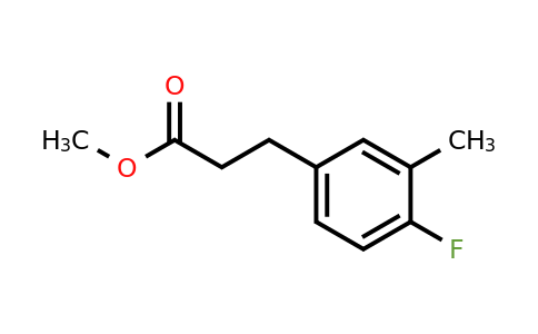 1043450-53-8 | Methyl 3-(4'-fluoro-3'-methylphenyl)propionate