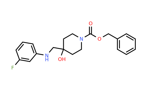 1047655-89-9 | Benzyl 4-(((3-fluorophenyl)amino)methyl)-4-hydroxypiperidine-1-carboxylate