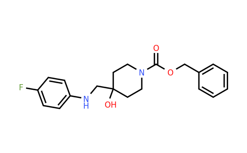 1047655-93-5 | Benzyl 4-(((4-fluorophenyl)amino)methyl)-4-hydroxypiperidine-1-carboxylate