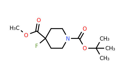 1048994-21-3 | O1-tert-Butyl O4-methyl 4-fluoropiperidine-1,4-dicarboxylate