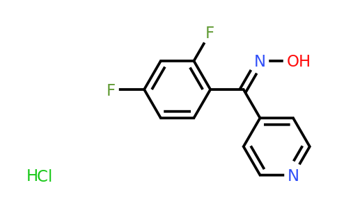 (2,4-difluorophenyl)-(4-pyridyl)methanone oxime hydrochloride