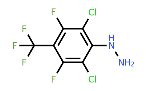 (2,6-Dichloro-3,5-difluoro-4-(trifluoromethyl)phenyl)hydrazine