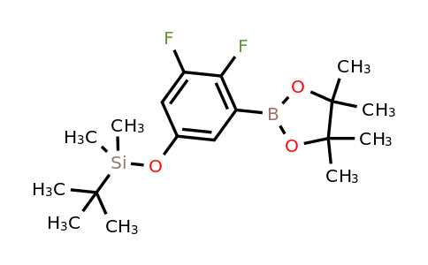 1150271-62-7 | tert-Butyl(3,4-difluoro-5-(4,4,5,5-tetramethyl-1,3,2-dioxaborolan-2-yl)phenoxy)dimethylsilane