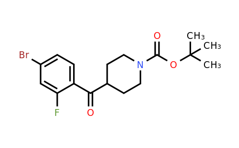 1159826-04-6 | tert-Butyl 4-(4-bromo-2-fluorobenzoyl)piperidine-1-carboxylate