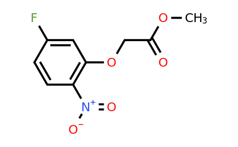 116355-65-8 | methyl 2-(5-fluoro-2-nitrophenoxy)acetate