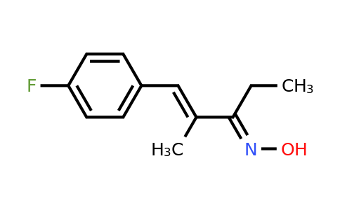 (1E,3E)-1-(4-Fluorophenyl)-2-methyl-1-penten-3-one oxime