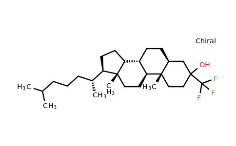 (5S,8R,9S,10S,13R,17R)-17-[(1R)-1,5-dimethylhexyl]-10,13-dimethyl-3-(trifluoromethyl)-1,2,4,5,6,7,8,9,11,12,14,15,16,17-tetradecahydrocyclopenta[a]phenanthren-3-ol