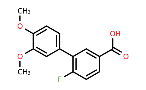 1181441-50-8 | 3-(3,4-Dimethoxyphenyl)-4-fluorobenzoic acid