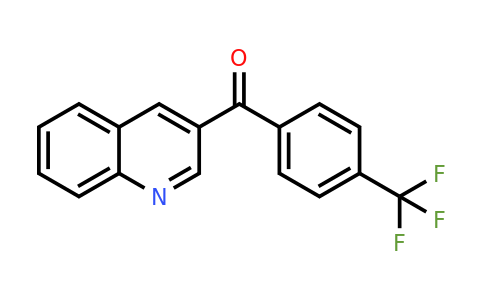 1187167-58-3 | Quinolin-3-yl(4-(trifluoromethyl)phenyl)methanone