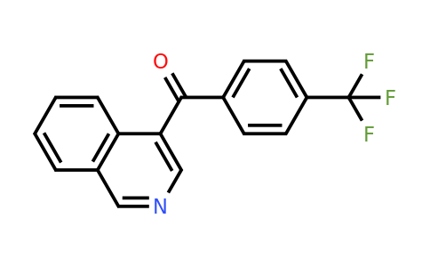 1187171-64-7 | Isoquinolin-4-yl(4-(trifluoromethyl)phenyl)methanone