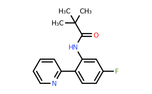 1202805-93-3 | N-(5-fluoro-2-(pyridin-2-yl)phenyl)pivalamide