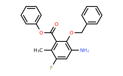 1207284-89-6 | Phenyl 3-amino-2-(benzyloxy)-5-fluoro-6-methylbenzoate