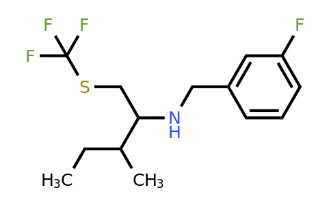 1208078-49-2 | (3-Fluoro-benzyl)-(2-methyl-1-trifluoromethylsulfanylmethylbutyl)-amine