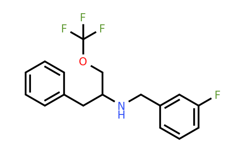 1208078-66-3 | (1-Benzyl-2-trifluoromethoxy-ethyl)-(3-fluoro-benzyl)-amine