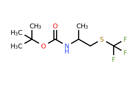 (1-Methyl-2-trifluoromethylsulfanyl-ethyl)-carbamic acid tert-butyl ester