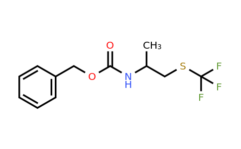 1208079-33-7 | (1-Methyl-2-trifluoromethylsulfanyl-ethyl)-carbamic acid benzyl ester