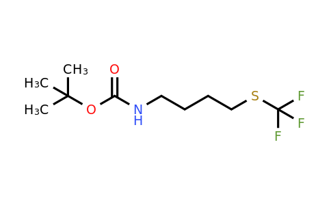 (4-Trifluoromethylsulfanyl-butyl)-carbamic acid tert-butyl ester