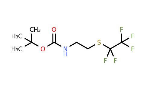 (2-Pentafluoroethylsulfanyl-ethyl)-carbamic acid tert-butyl ester