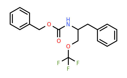 (1-Benzyl-2-trifluoromethoxy-ethyl)-carbamic acid benzyl ester