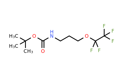 (3-Pentafluoroethyloxy-propyl)-carbamic acid tert-butyl ester