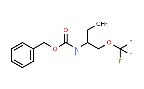 (1-Trifluoromethoxymethyl-propyl)-carbamic acid benzyl ester