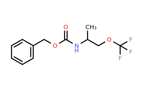 (1-Methyl-2-trifluoromethoxy-ethyl)-carbamic acid benzyl ester