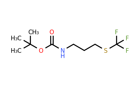 (3-Trifluoromethylsulfanyl-propyl)-carbamic acid tert-butyl ester