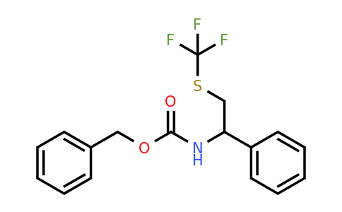 1208080-50-5 | (1-Phenyl-2-trifluoromethylsulfanyl-ethyl)-carbamic acid benzyl ester