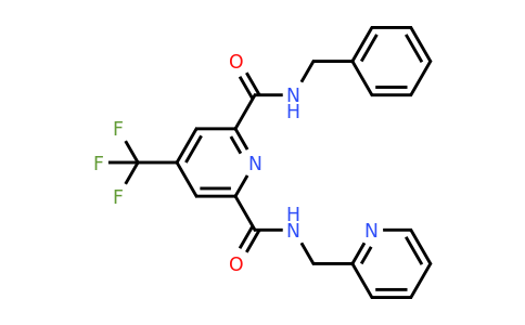 1211416-98-6 | N2-Benzyl-N6-[(pyridin-2-yl)methyl]-4-(trifluoromethyl)pyridine-2,6-dicarboxamide