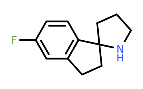 1211594-23-8 | 5-Fluoro-2,3-dihydrospiro[indene-1,2'-pyrrolidine]