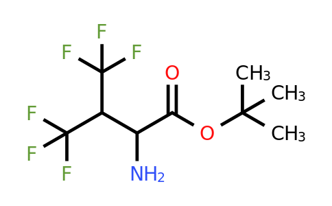 1214986-64-7 | tert-Butyl 2-amino-4,4,4-trifluoro-3-(trifluoromethyl)butanoate