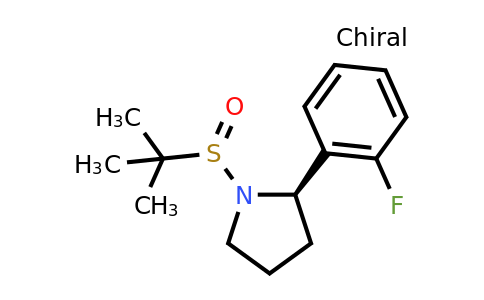 (2R)-1-[(R)-tert-butylsulfinyl]-2-(2-fluorophenyl)pyrrolidine