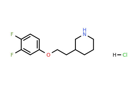 1220016-90-9 | 3-(2-(3,4-Difluorophenoxy)ethyl)piperidine hydrochloride