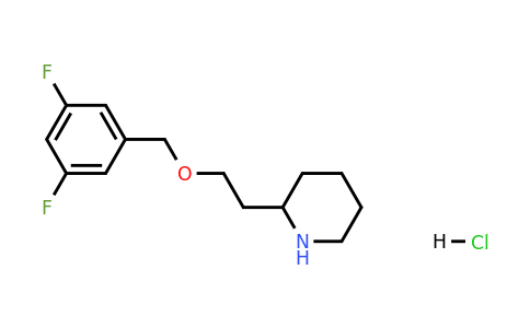 1220038-92-5 | 2-(2-((3,5-Difluorobenzyl)oxy)ethyl)piperidine hydrochloride