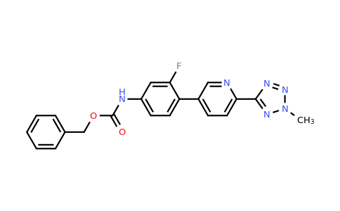 1220910-89-3 | benzyl N-[3-fluoro-4-[6-(2-methyltetrazol-5-yl)-3-pyridyl]phenyl]carbamate