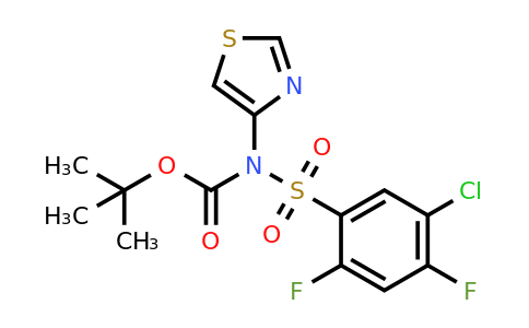 1235406-85-5 | tert-Butyl (5-chloro-2,4-difluorophenyl)sulfonyl(thiazol-4-yl)carbamate