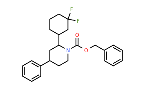 1241505-07-6 | Benzyl 2-(3,3-difluorocyclohexyl)-4-phenylpiperidine-1-carboxylate