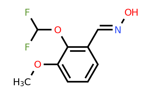 (1E)-2-(difluoromethoxy)-3-methoxy-benzaldehyde oxime