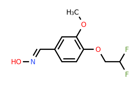 (1E)-4-(2,2-difluoroethoxy)-3-methoxy-benzaldehyde oxime