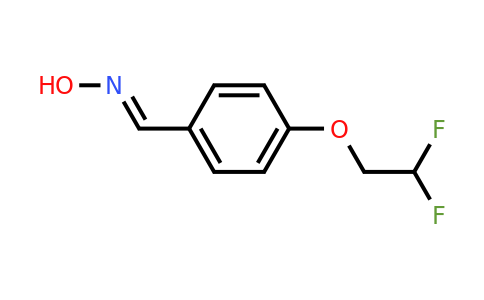 (1E)-4-(2,2-difluoroethoxy)benzaldehyde oxime