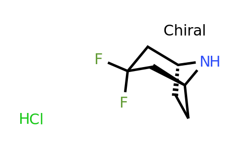 1254104-06-7 | (1S,5R)-3,3-Difluoro-8-azabicyclo[3.2.1]octane hydrochloride