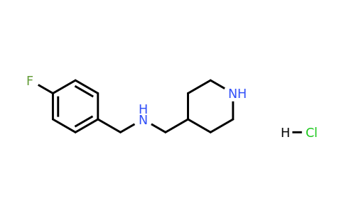 1261233-78-6 | N-(4-Fluorobenzyl)-1-(piperidin-4-yl)methanamine hydrochloride