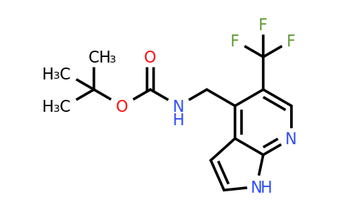 1261366-02-2 | tert-Butyl ((5-(trifluoromethyl)-1H-pyrrolo[2,3-b]pyridin-4-yl)methyl)carbamate