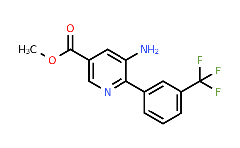 1261440-07-6 | Methyl 5-amino-6-(3-(trifluoromethyl)phenyl)nicotinate