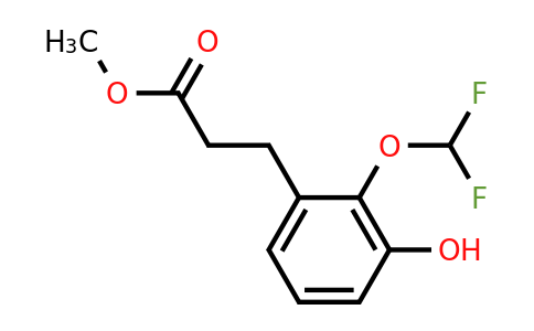 1261444-34-1 | Methyl 3-(2'-(difluoromethoxy)-3'-hydroxyphenyl)propionate