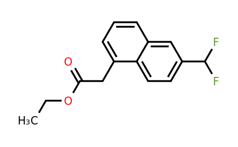 1261470-34-1 | Ethyl 2-(difluoromethyl)naphthalene-5-acetate